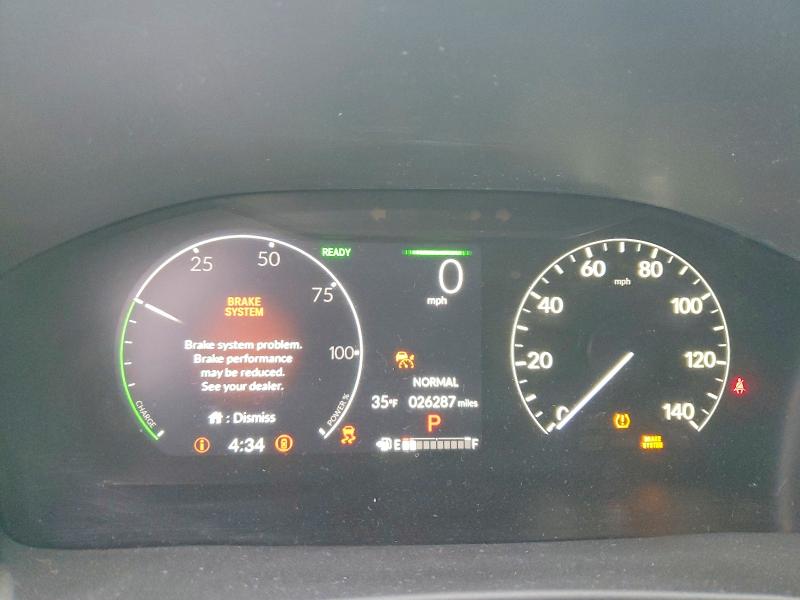 2024 Honda Cr-v VIN 7FARS6H9XRE015003 COPART salvage auction — SIDE, Md - Cert Of Salvage > 75% Damage, sold $13,400 on 2026-07-27 (photo 9)