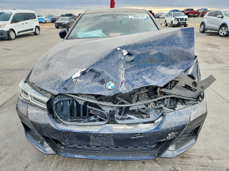 2022 BMW M550i xdrive VIN WBA13BK05NCJ42318 COPART salvage auction — FRONT END, Tx - Salvage Vehicle Title, sold $1,350 on 2026-07-23 (photo 5)
