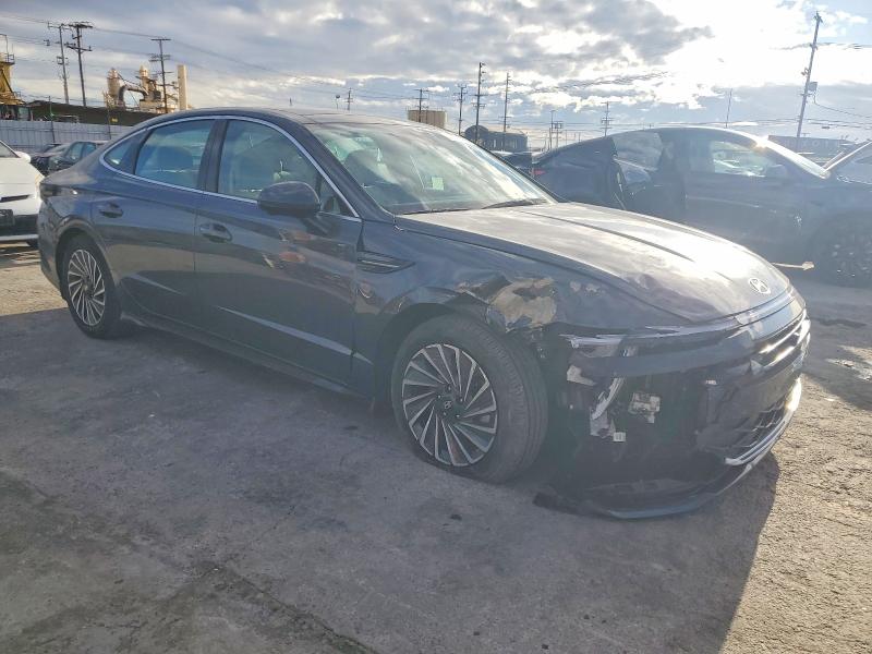 2025 Hyundai Sonata VIN KMHL54JJ2SA105497 COPART salvage auction — FRONT END, Ca - Salvage Certificate, sold $12,000 on 2026-07-24 (photo 4)