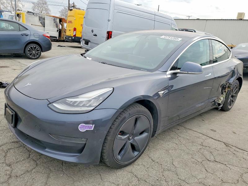 2018 Tesla Model 3 VIN 5YJ3E1EA7JF045378 COPART salvage auction — SIDE, Ca - Salvage Certificate, sold $5,500 on 2026-07-02 (photo 1)