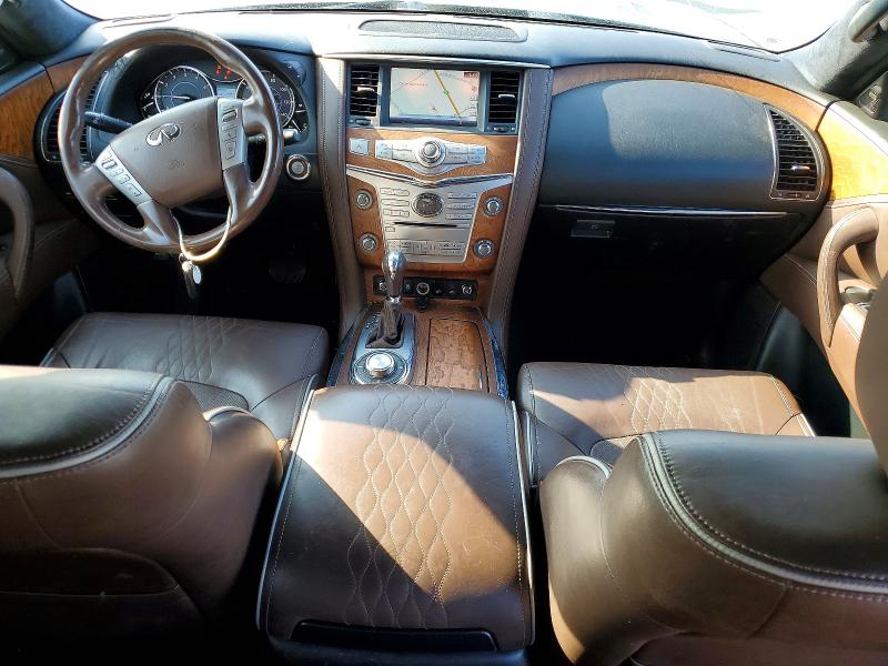 2017 Infiniti Qx80 VIN JN8AZ2NE3H9156751 COPART salvage auction — SIDE, Ca - Salvage Certificate, sold $4,300 on 2026-07-17 (photo 8)