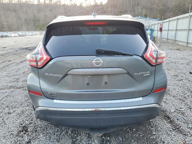 2017 Nissan Murano VIN 5N1AZ2MH1HN110846 COPART salvage auction — FRONT END, OH - CERT OF TITLE-SALVAGE, sold $1,900 on 2026-07-02 (photo 6)