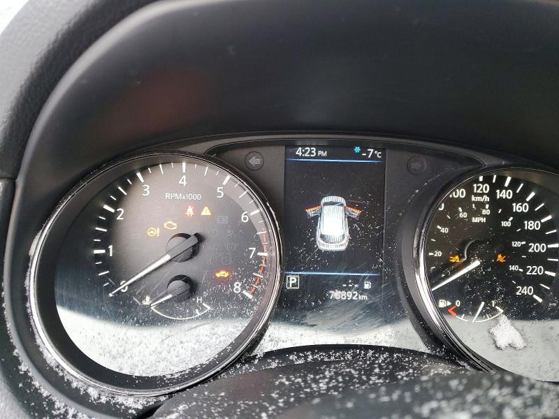 2019 Nissan Rogue sport VIN JN1BJ1CR5KW315109 COPART salvage auction — FRONT END, On - Permit Salvage, sold $3,250 on 2026-07-07 (photo 9)