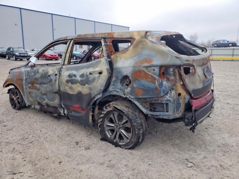 2016 Hyundai Santa fe VIN 5XYZTDLB6GG346898 COPART salvage auction — BURN, KY - BILL OF SALE/PART ONLY/NO TITL, sold $150 on 2026-07-22 (photo 2)