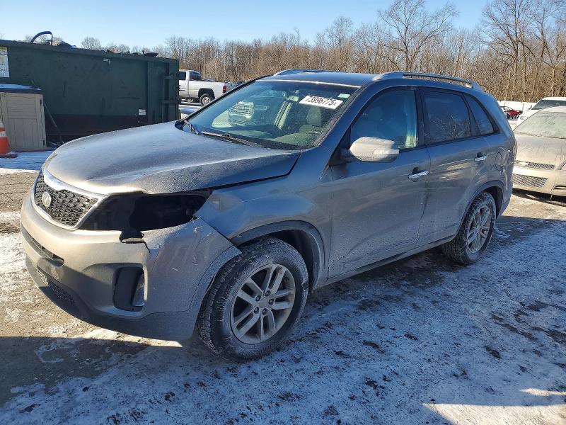 2014 Kia Sorento VIN 5XYKTCA67EG454784 COPART salvage auction — FRONT END, Oh - Cert Of Title-Salvage, sold $650 on 2026-07-30 (photo 1)