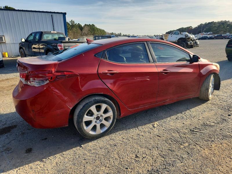 2011 Hyundai Elantra VIN KMHDH4AE5BU096551 COPART salvage auction — FRONT END, La - Cert Of Title-Salvage, sold $550 on 2026-07-03 (photo 3)