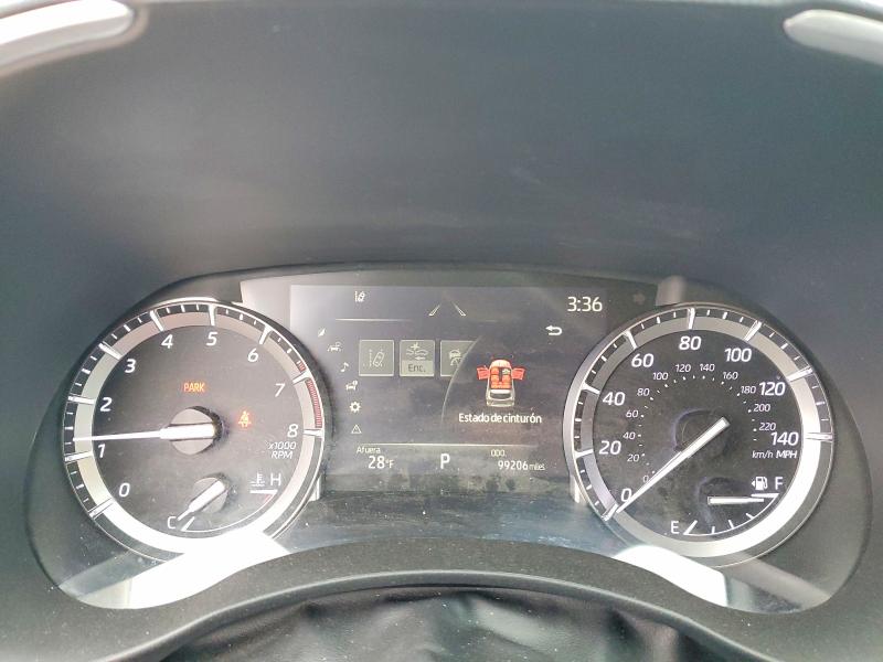 2022 Toyota Highlander VIN 5TDHZRBH9NS225375 COPART salvage auction — FRONT END, Ia - Cert Of Title-Salvage Title, sold $5,400 on 2026-07-24 (photo 9)