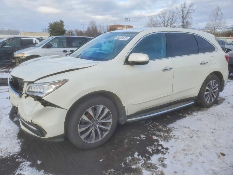 2014 Acura Mdx VIN 5FRYD3H40EB020711 COPART salvage auction — FRONT END, Ct - Cert Of Title-Parts Only Salva, sold $1,100 on 2026-09-11 (photo 1)