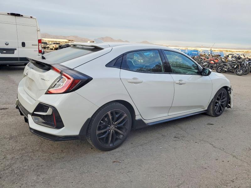 2021 Honda Civic VIN SHHFK7H42MU406386 COPART salvage auction — FRONT END, Nv - Salvage Title, sold $7,300 on 2026-07-14 (photo 3)