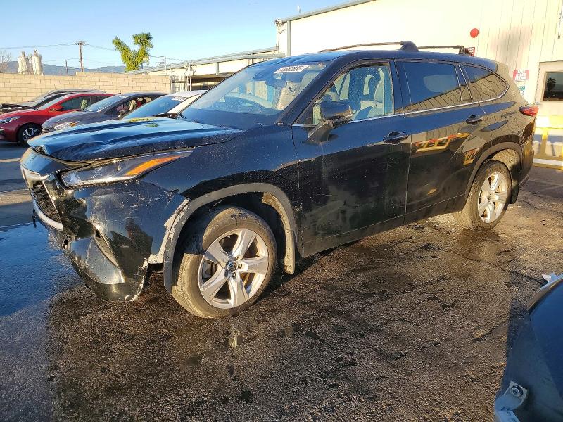 2021 Toyota Highlander VIN 5TDZZRAH9MS070167 COPART salvage auction — FRONT END, Ca - Dis/Dlr/Exp Only Clean Title, sold $10,600 on 2026-07-09 (photo 1)