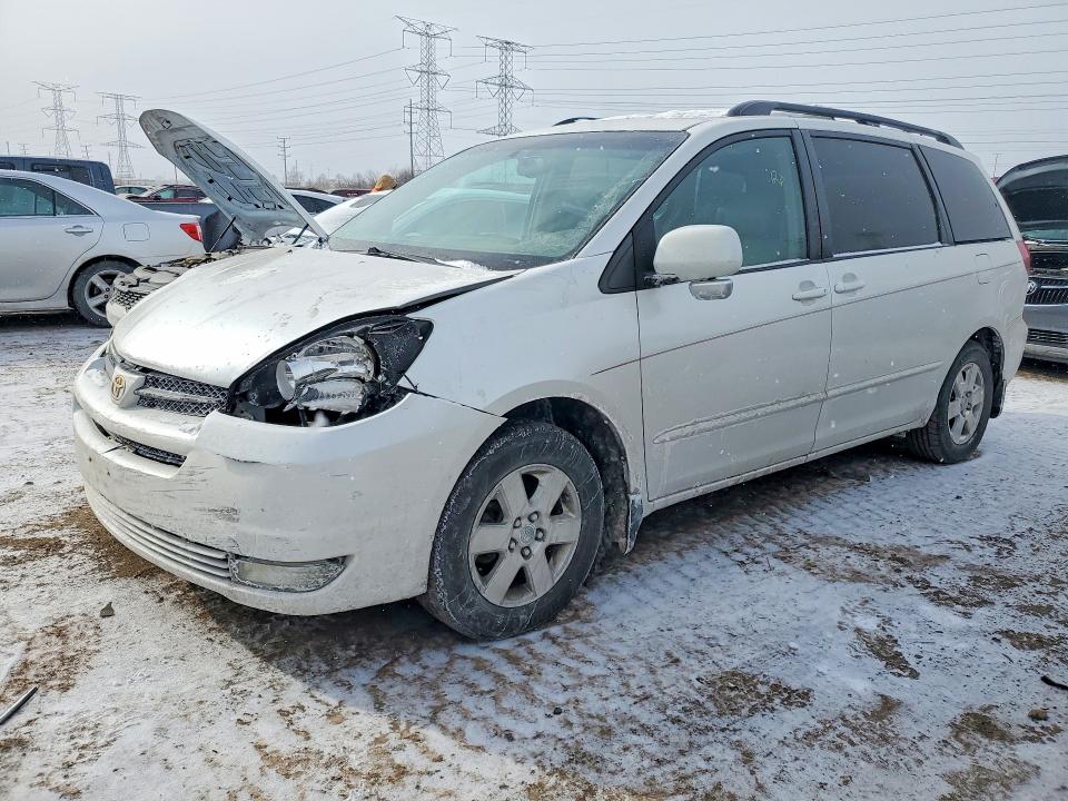 2004 Toyota Sienna VIN 5TDZA22C94S074740 COPART salvage auction — FRONT END, Il - Salvage Certificate, sold $800 on 2026-07-07 (photo 1)