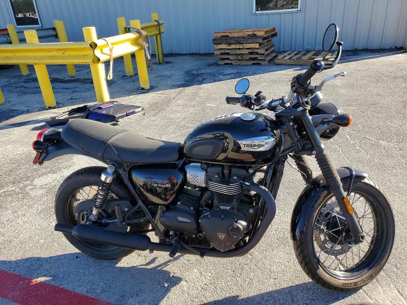 2018 Triumph motorcycle Bonneville VIN SMTD10GN7JT848443 COPART salvage auction — MECHANICAL, TX - SALVAGE VEHICLE TITLE, sold $1,650 on 2026-07-10 (photo 1)