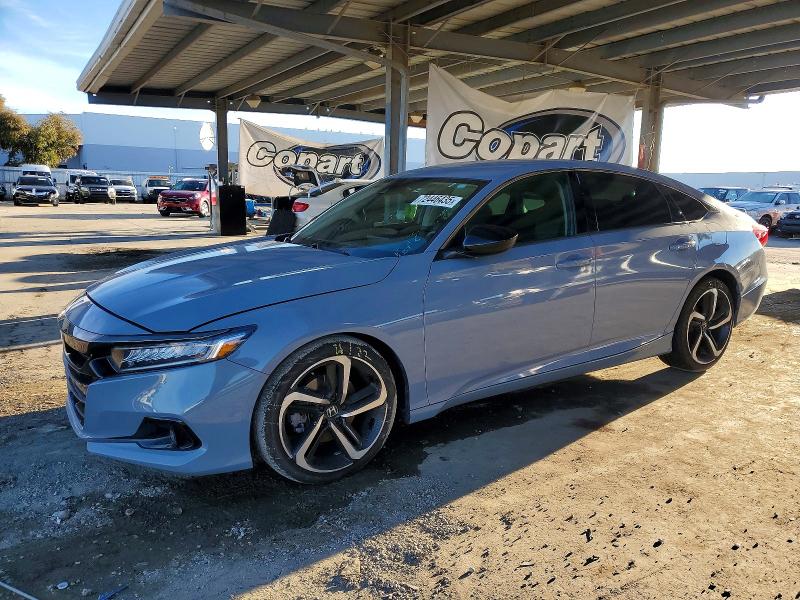 2021 Honda Accord VIN 1HGCV1F41MA120695 — COPART salvage auction photo