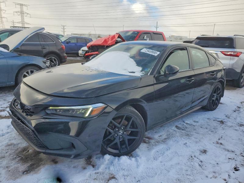 2023 Honda Civic VIN 19XFL2H82PE005788 COPART salvage auction — FRONT END, Il - Salvage Certificate, sold $7,200 on 2026-07-30 (photo 1)