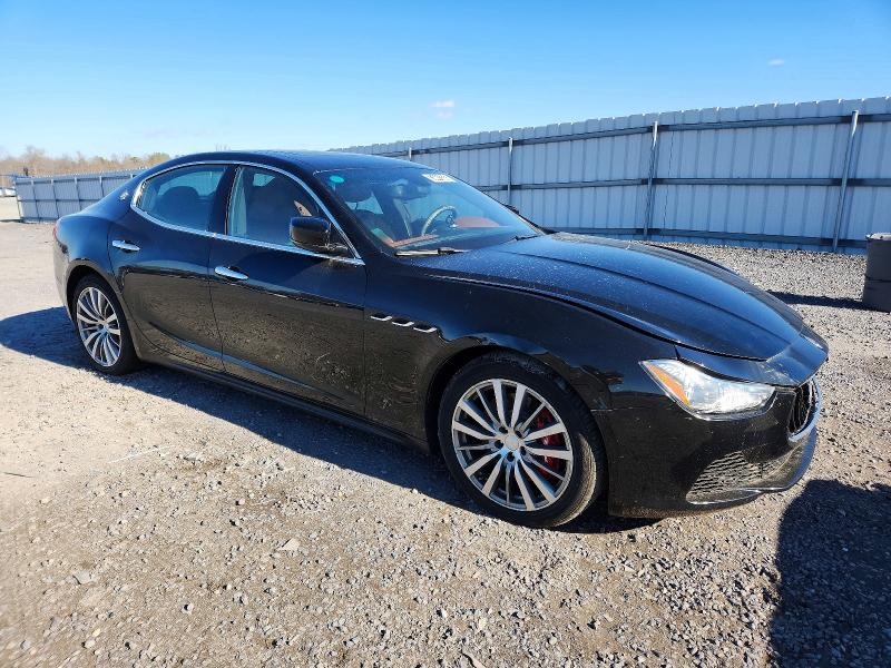 2016 Maserati Ghibli VIN ZAM57RTA7G1189109 COPART salvage auction — FRONT END, Va - Certificate Of Title, sold $5,900 on 2026-07-14 (photo 4)