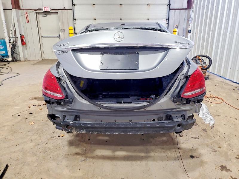 2016 Mercedes-benz C class VIN 55SWF4KB2GU166898 COPART salvage auction — STRIPPED, Pa - Certificate Of Salvage, sold $775 on 2026-07-02 (photo 6)