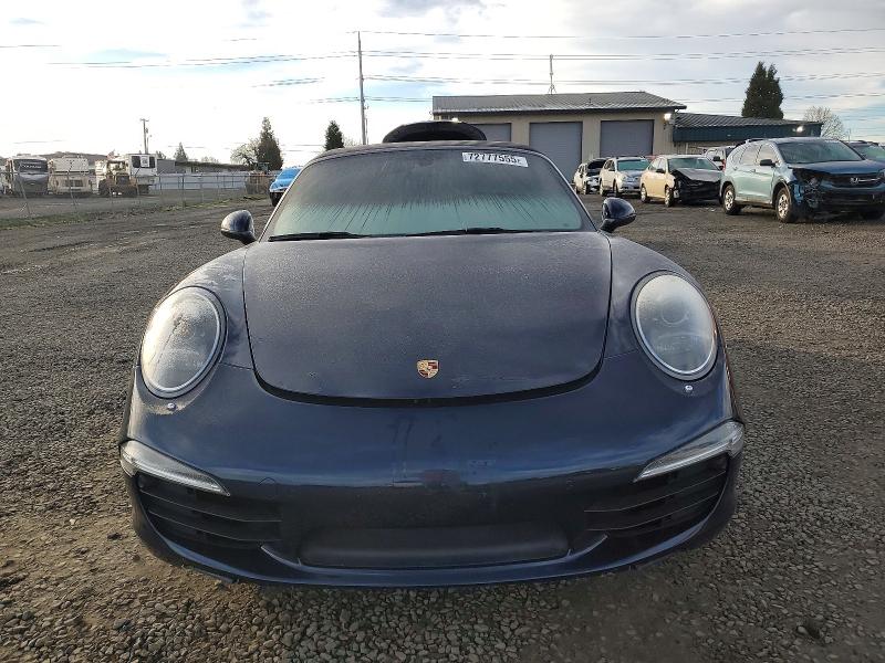 2013 Porsche 911 VIN WP0CA2A95DS140199 COPART salvage auction — ENGINE BURN, Or - Salvage Title Certificate, sold $28,250 on 2026-07-28 (photo 5)
