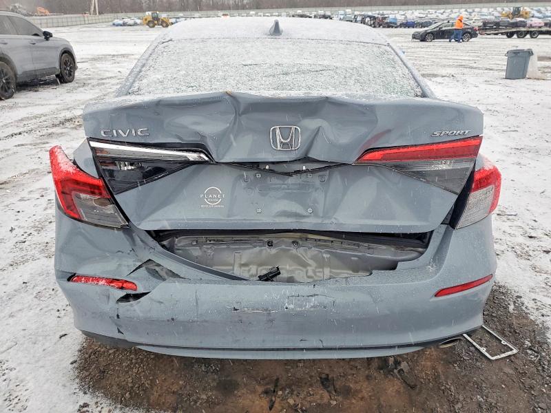 2022 Honda Civic VIN 2HGFE2F59NH514024 COPART salvage auction — FRONT END, NJ - CERT OF TITLE-SALVAGE, sold $6,300 on 2026-07-02 (photo 6)