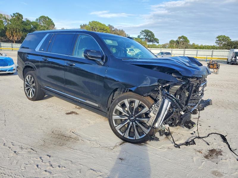2026 Cadillac Escalade esv VIN 1GYS9MKL8TR130051 COPART salvage auction — Front End, FL - CERT OF TITLE SLVG REBUILDABLE, sold $38,750 on 2026-04-08 (photo 4)