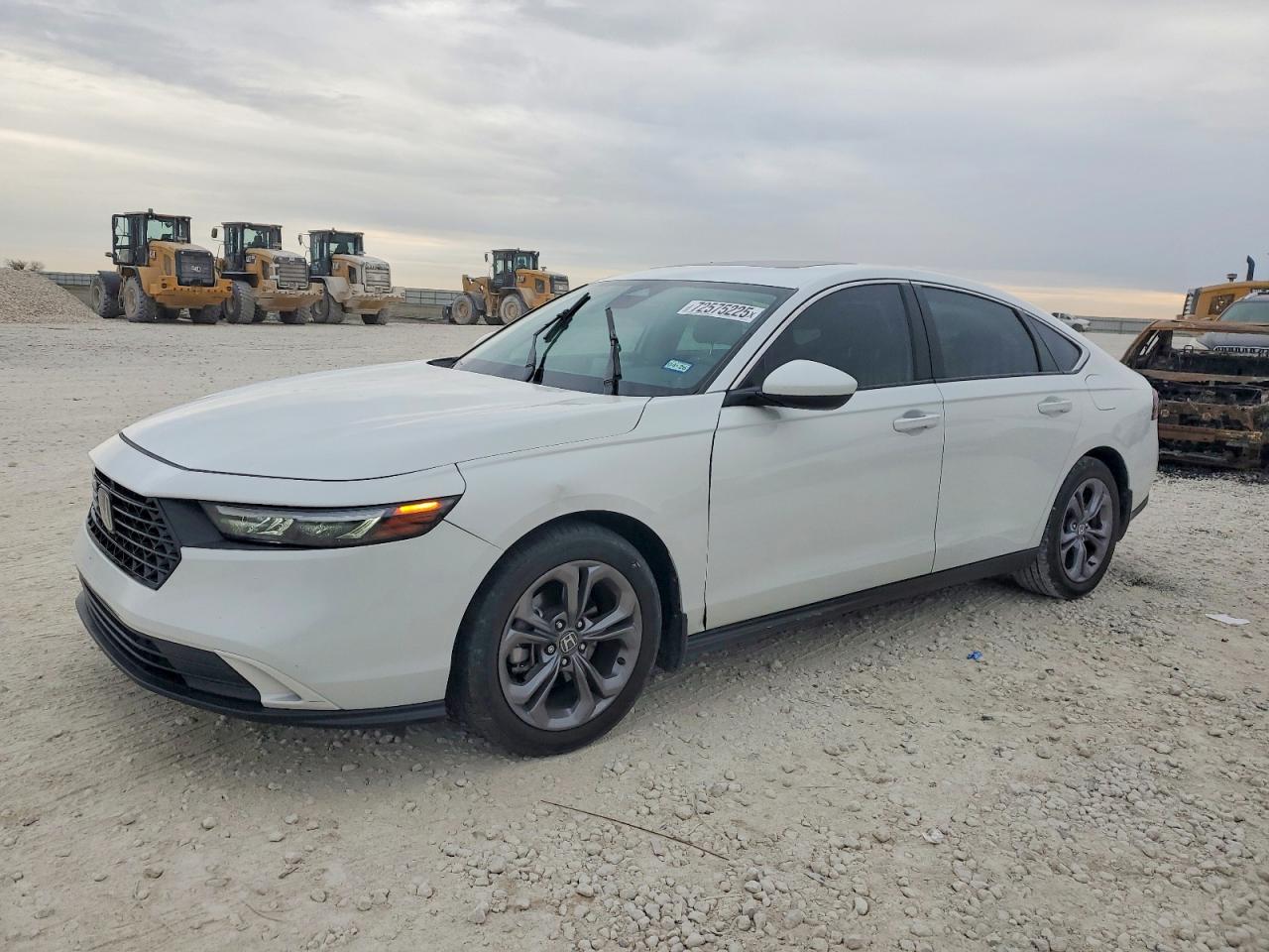 2024 Honda Accord VIN 1HGCY1F35RA025367 COPART salvage auction — Hail, TX - CERTIFICATE OF TITLE, sold $10,500 on 2026-07-09 (photo 1)