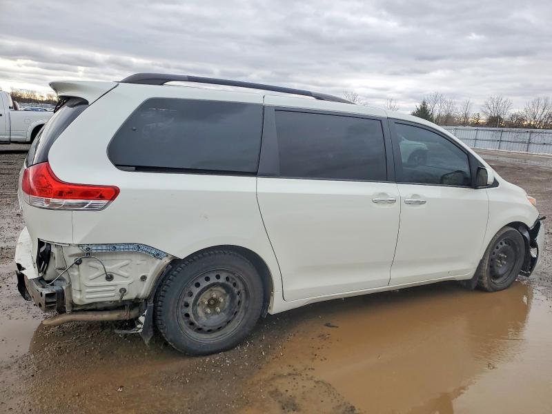 2012 Toyota Sienna VIN 5TDDK3DCXCS043523 COPART salvage auction — REAR END, ON - PERMIT NO BRAND - UNFIT, sold $1,900 on 2026-07-16 (photo 3)