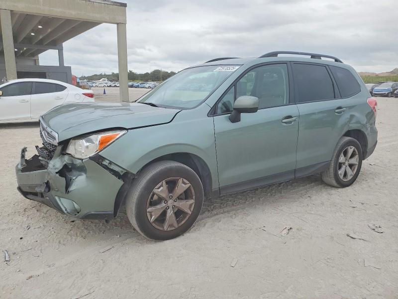 2016 Subaru Forester VIN JF2SJADC0GH527680 COPART salvage auction — FRONT END, Fl - Cert Of Title-Slvg Rebld Flood, sold $550 on 2026-07-09 (photo 1)