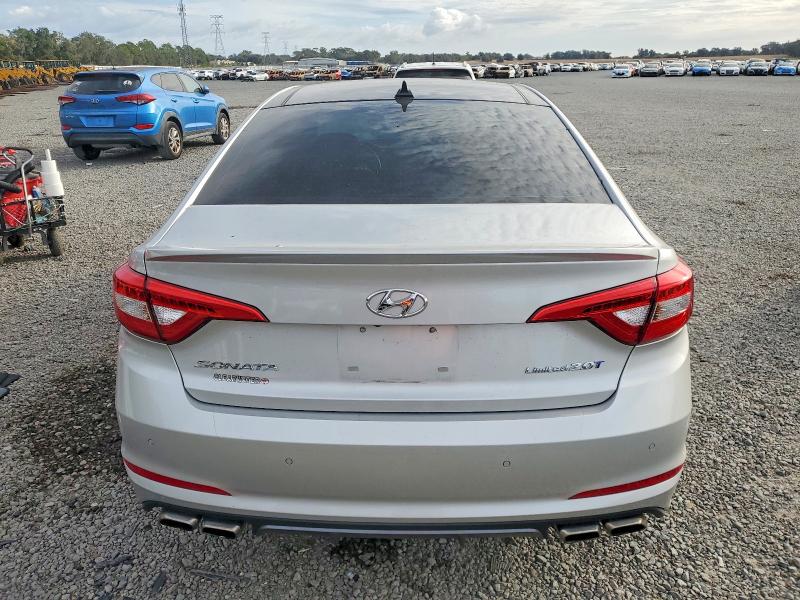 2017 Hyundai Sonata VIN 5NPE34AB1HH577512 COPART salvage auction — FRONT END, FL - CERT OF TITLE SLVG REBUILDABLE, sold $900 on 2026-07-31 (photo 6)