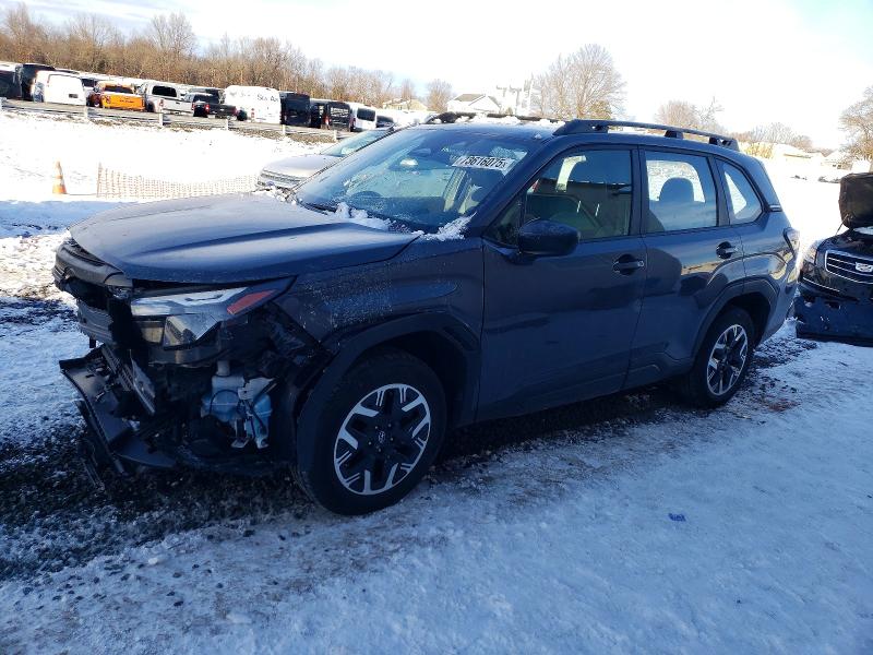 2025 Subaru Forester VIN JF2SLDACXSH453810 COPART salvage auction — FRONT END, Nj - Cert Of Title-Salvage, sold $6,400 on 2026-07-17 (photo 1)