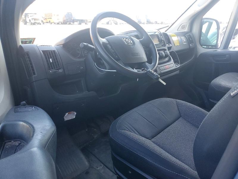 2020 Ram Promaster 3500 VIN 3C6URVJG3LE128722 COPART salvage auction — FRONT END, Nj - Certificate Of Title, sold $10,800 on 2026-07-28 (photo 8)