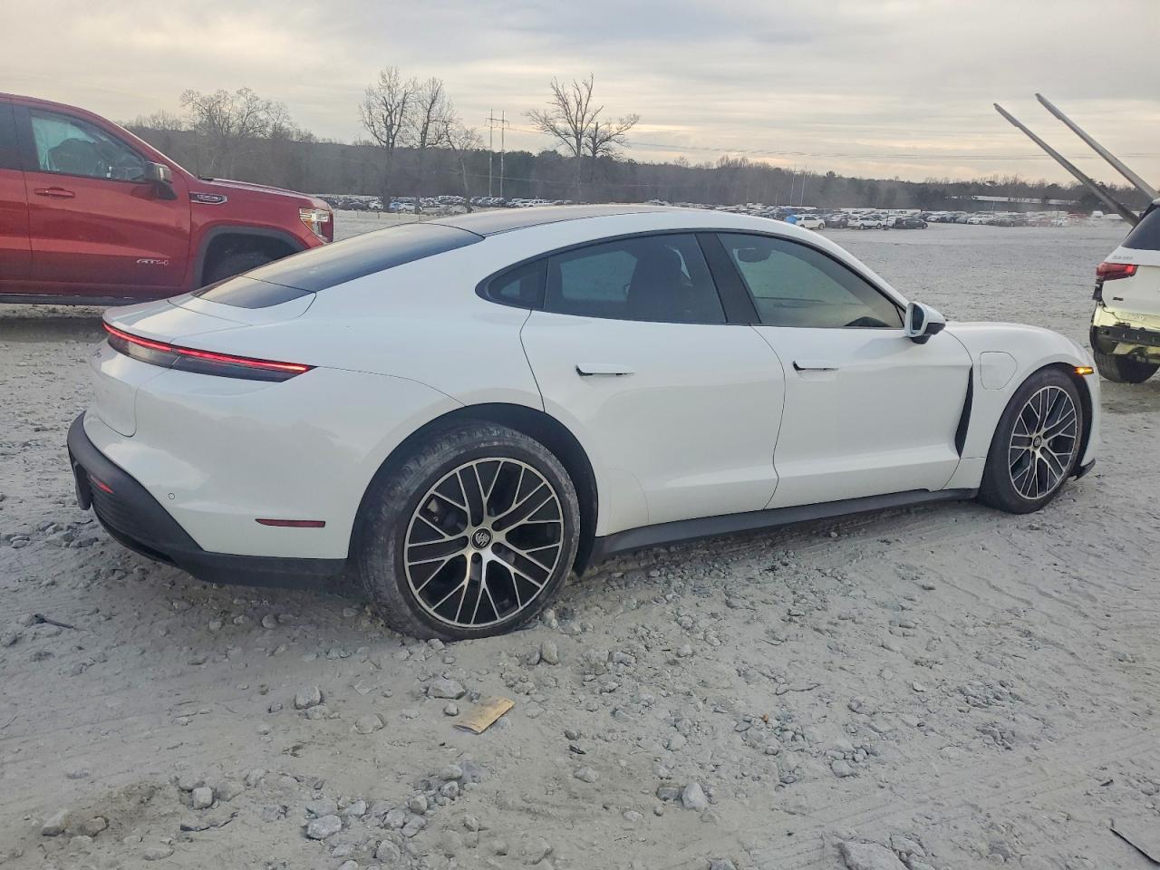 2021 Porsche Taycan VIN WP0AA2Y1XMSA14785 COPART salvage auction — Front End, ID - SALVAGE CERTIFICATE OF TITLE, sold $24,500 on 2026-08-24 (photo 3)