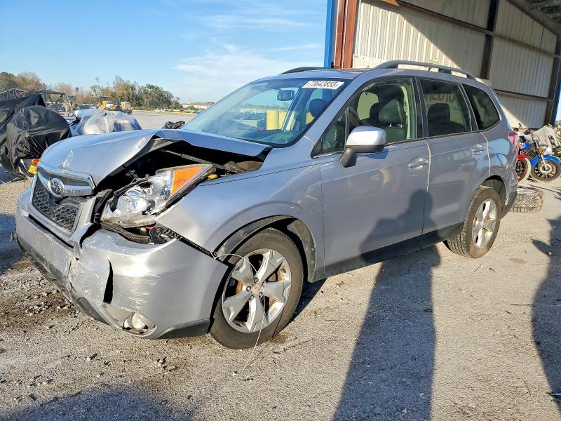2015 Subaru Forester VIN JF2SJAHC4FH479805 COPART salvage auction — FRONT END, Nj - Cert Of Title-Salvage, sold $1,150 on 2026-07-10 (photo 1)