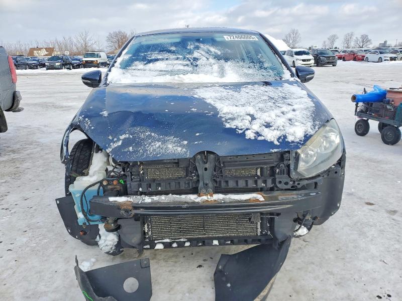 2013 Volkswagen Golf VIN WVWDM7AJ5DW044035 COPART salvage auction — UNDERCARRIAGE, Salvage Title, sold $800 on 2026-07-16 (photo 5)