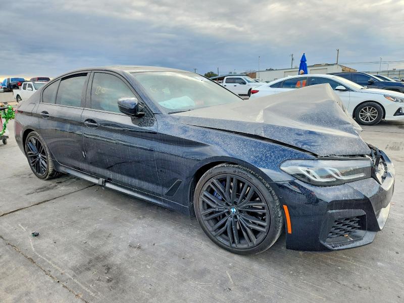 2022 BMW M550i xdrive VIN WBA13BK05NCJ42318 COPART salvage auction — FRONT END, Tx - Salvage Vehicle Title, sold $1,350 on 2026-07-23 (photo 4)