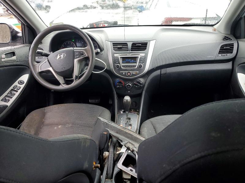 2017 Hyundai Accent VIN KMHCT5AE8HU312353 COPART salvage auction — REAR END, NJ - CERT OF TITLE-SALVAGE, sold $475 on 2026-07-28 (photo 8)