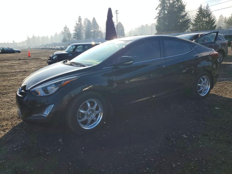 2016 Hyundai Elantra VIN KMHDH4AE9GU490559 COPART salvage auction — REAR END, Salvage Title, sold $1,000 on 2026-07-14 (photo 1)