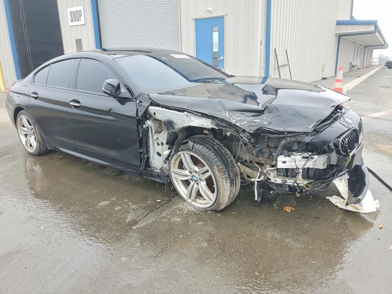 2018 BMW 6 series VIN WBA6D6C51JG388872 COPART salvage auction — FRONT END, Ca - Dis/Dlr/Exp Clean W/Salv Hist, sold $3,500 on 2026-07-02 (photo 4)