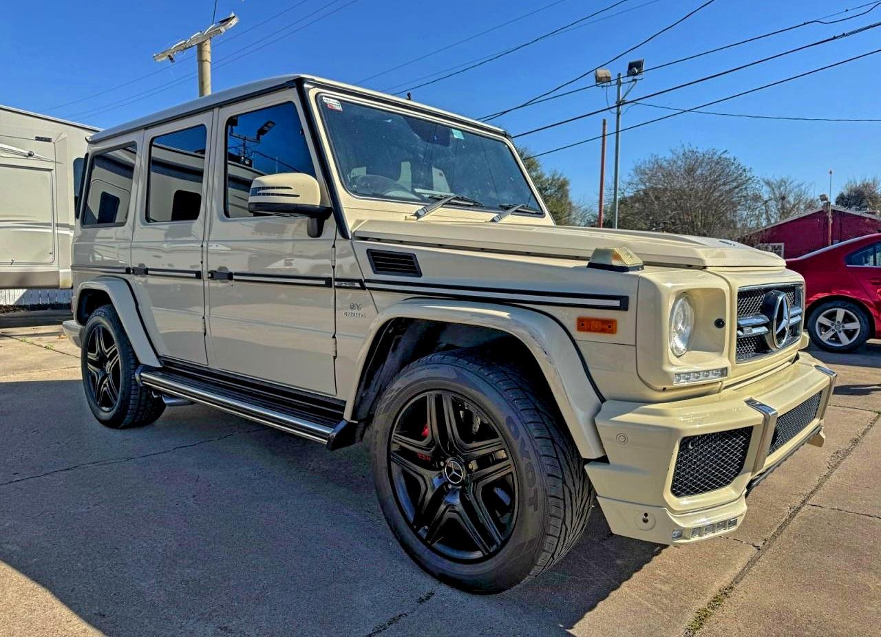 2015 Mercedes-benz G-class VIN WDCYC7DF9FX234021 COPART salvage auction — Minor Dent/Scratches, TX - CERT OF TITLE-REBUILT SALVAGE (P), sold $72,000 on 2026-03-03 (photo 1)