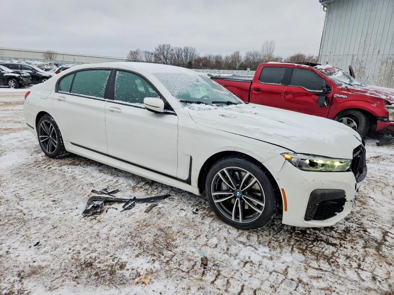2022 BMW 7er VIN WBA7U2C08NCK33895 COPART salvage auction — FRONT END, Mi - Cert Of Title-Salvage Vehicle, sold $28,750 on 2026-07-08 (photo 4)