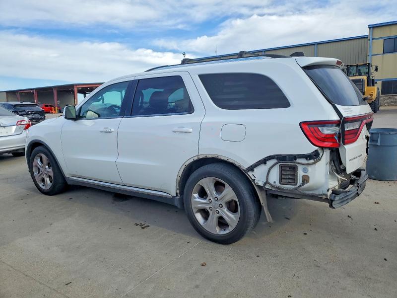 2014 Dodge Durango VIN 1C4RDHDG6EC313979 COPART salvage auction — REAR END, Tx - Salvage Vehicle Title, sold $750 on 2026-07-02 (photo 2)