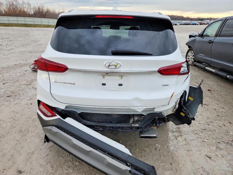 2019 Hyundai Santa fe VIN 5NMS3CAD7KH066048 COPART salvage auction — FRONT END, MI - CERT OF TITLE-SALVAGE VEHICLE, sold $3,050 on 2026-07-02 (photo 6)
