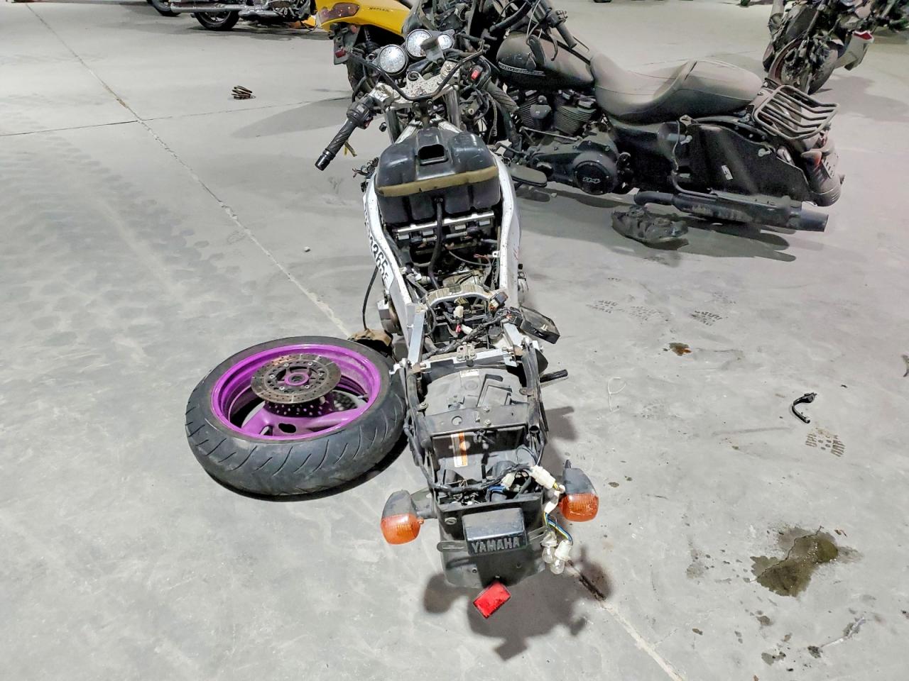 1995 Yamaha YZF600 VIN JYA4NAE07SA002421 COPART salvage auction — All Over, SC - CERT OF TITLE-SALVAGE, sold $150 on 2026-06-19 (photo 4)