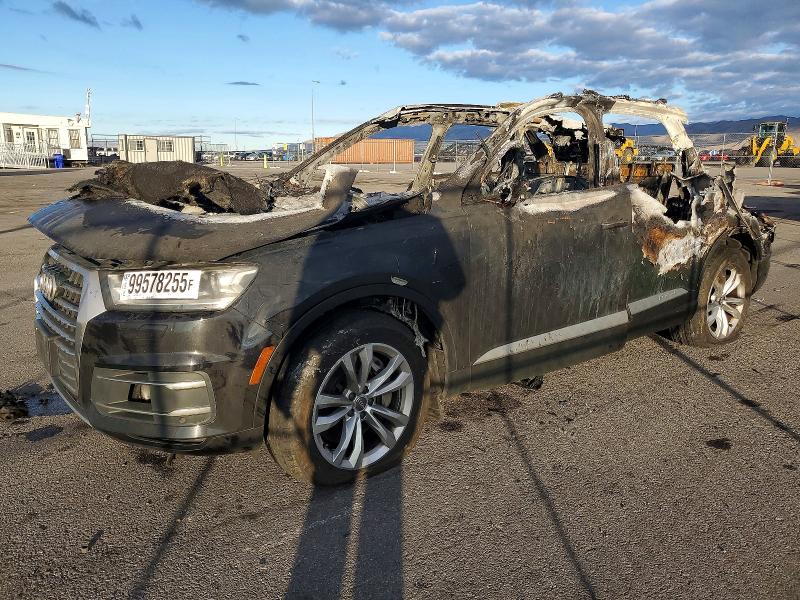 2019 Audi Q7 VIN WA1AAAF75KD015191 COPART salvage auction — BURN, Nv - Non-Repairable Vehicle Cert, sold $700 on 2026-07-06 (photo 1)