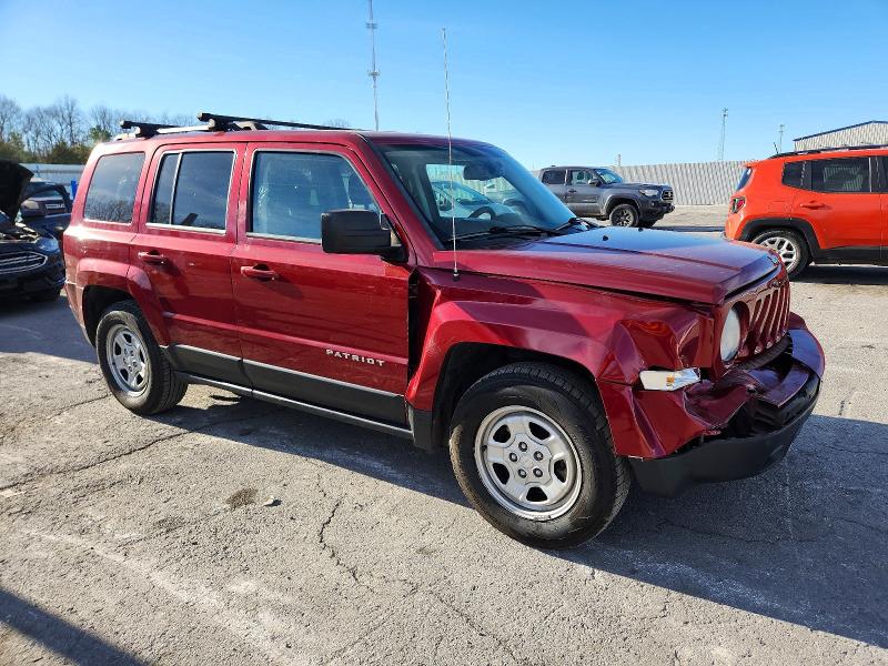 2015 Jeep Liberty (patriot) VIN 1C4NJPBB8FD397890 COPART salvage auction — FRONT END, Mo - Salvage Certificate Of Title, sold $725 on 2026-07-20 (photo 4)