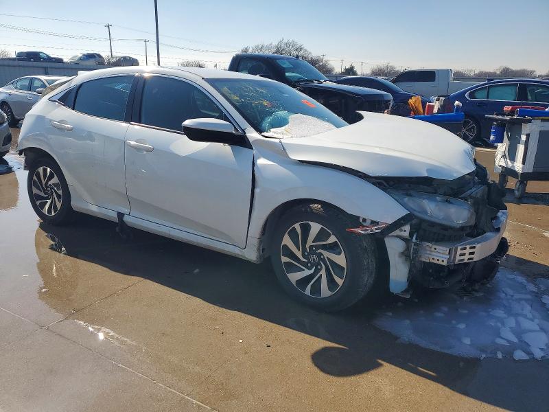 2018 Honda Civic VIN SHHFK7H25JU233621 COPART salvage auction — REAR END, Tx - Salvage Vehicle Title, sold $925 on 2026-07-16 (photo 4)