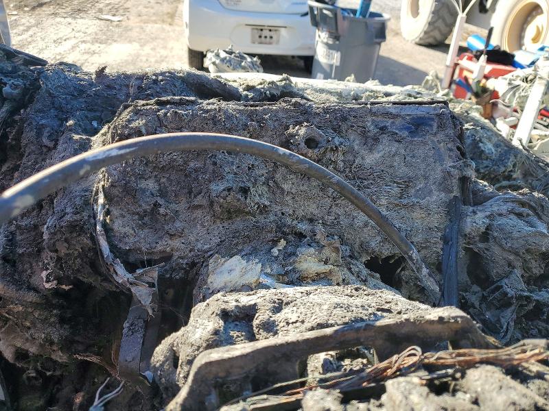 2022 Land rover RANGE ROVER VIN SALGS2SE0NA469449 COPART salvage auction — BURN, Fl - Certificate Of Destruction, sold $475 on 2026-07-10 (photo 9)