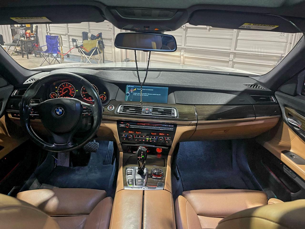 2010 BMW 7er VIN WBAKB8C58ACY64395 COPART salvage auction — Normal Wear, CA - SALVAGE CERTIFICATE (P), sold $32,250 on 2026-02-13 (photo 9)