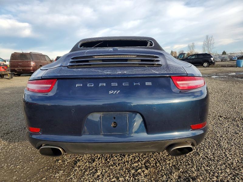 2013 Porsche 911 VIN WP0CA2A95DS140199 COPART salvage auction — ENGINE BURN, Or - Salvage Title Certificate, sold $28,250 on 2026-07-28 (photo 6)