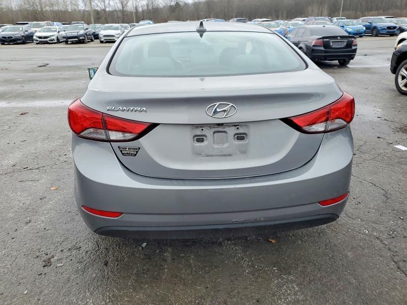 2014 Hyundai Elantra VIN KMHDH4AE6EU030885 COPART salvage auction — VANDALISM, Ky - Bill Of Sale/Part Only/No Titl, sold $775 on 2026-07-16 (photo 6)