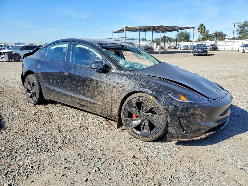 2026 Tesla Model 3 VIN 5YJ3E1ET8TF143016 COPART salvage auction — REAR END, Ca - Salvage Certificate, sold $4,450 on 2026-07-24 (photo 4)