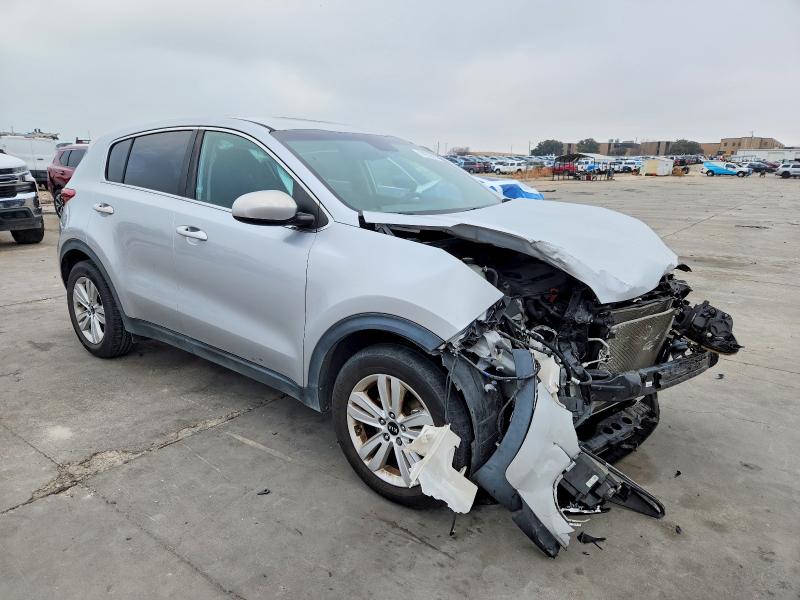 2018 Kia Sportage VIN KNDPM3AC0J7447658 COPART salvage auction — FRONT END, Tx - Salvage Vehicle Title, sold $1,600 on 2026-07-20 (photo 4)